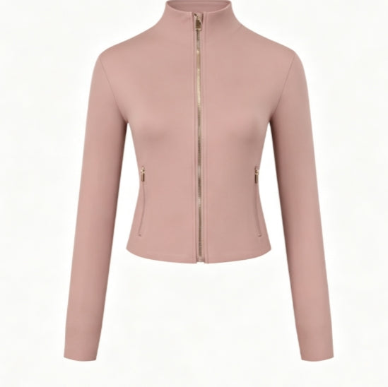 D-002 gold zipper jacket