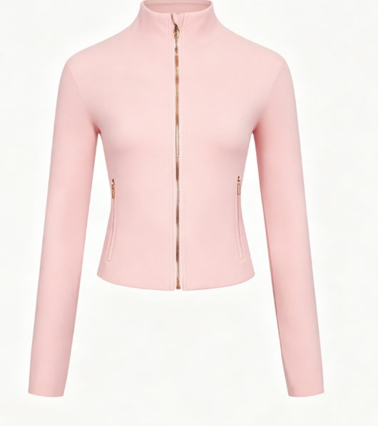 D-002 gold zipper jacket