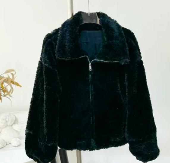 WOMEN'S LAMB WOOL JACKET #230062