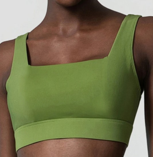 C135 # WOMEN RIBBED SPLICING BRA
