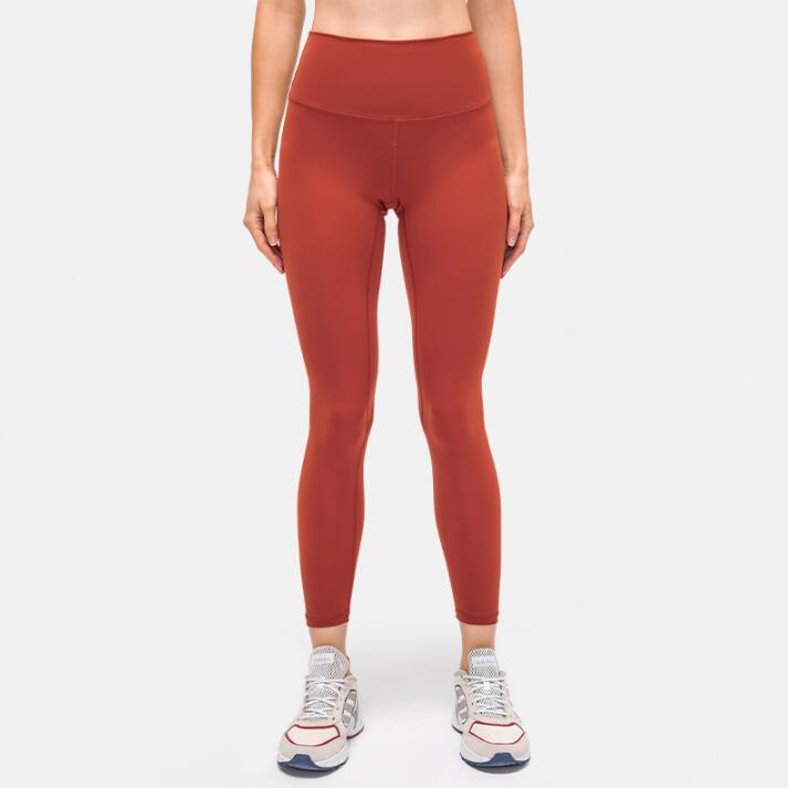 19037 # 4-way stretching yoga leggings Running Pants 25''   WAIST