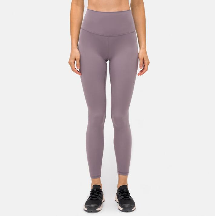 19037 # 4-way stretching yoga leggings Running Pants 25''   WAIST