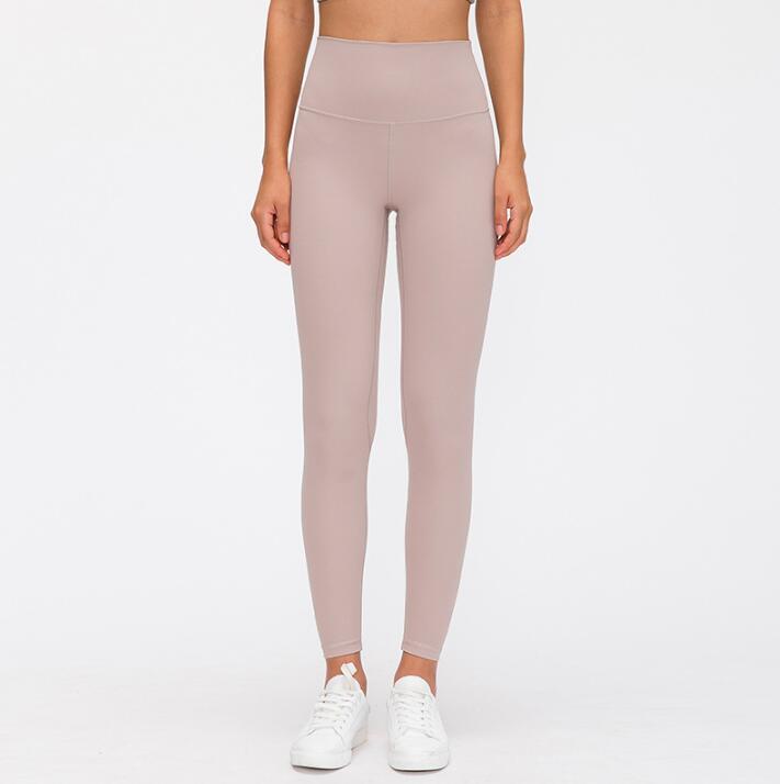 19037 # 4-way stretching yoga leggings Running Pants 25''   WAIST