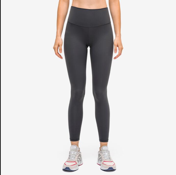 19037 # 4-way stretching yoga leggings Running Pants 25''   WAIST