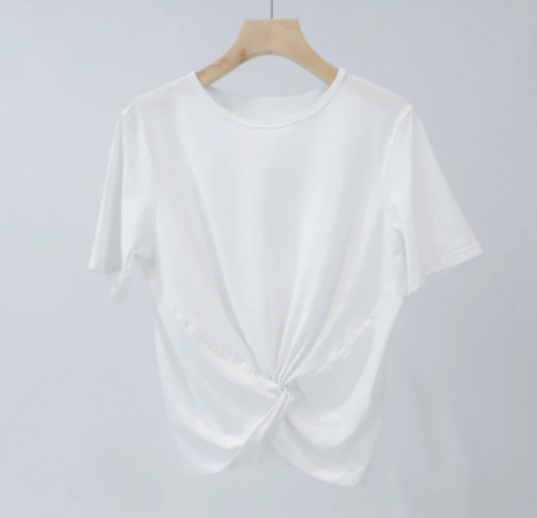 078 # WOMEN SHORT SLEEVE-WU YUN078