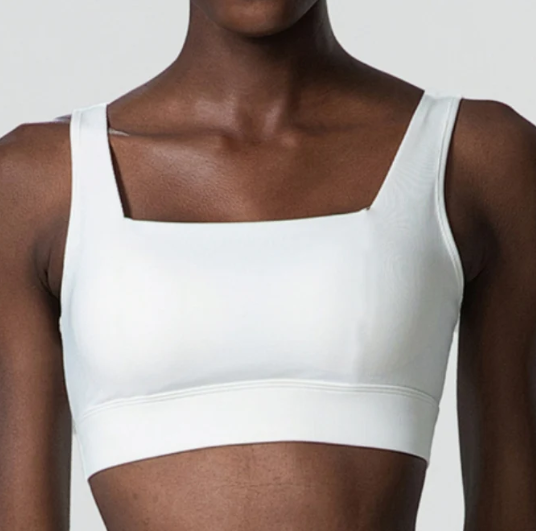 C135 # WOMEN RIBBED SPLICING BRA