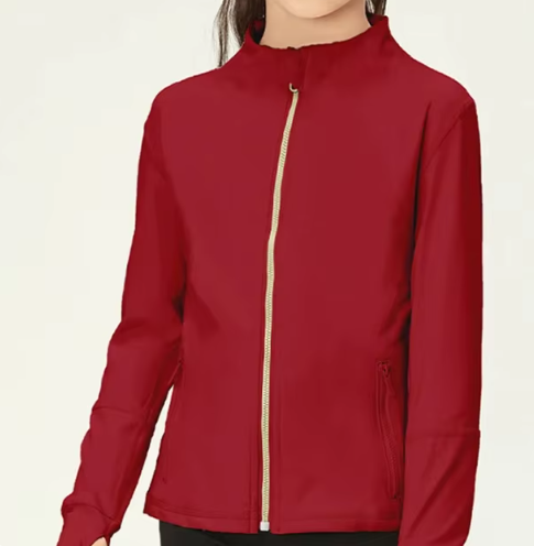 JK02 # kids stand collar jacket-Wuran jk02